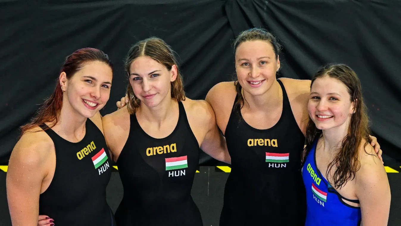 Negyedikek lettek a magyar úszólányok Szingapúrban