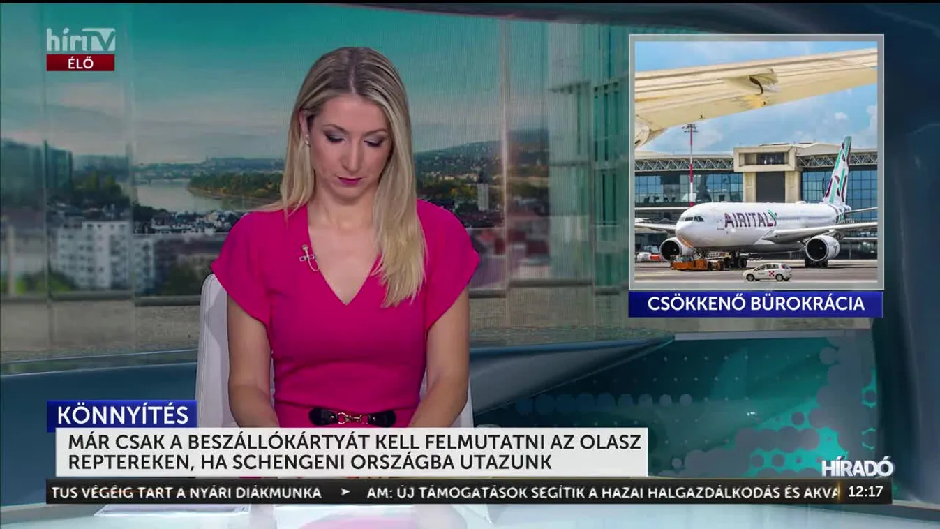 MÁR CSAK A BESZÁLLÓKÁRTYÁT KELL FELMUTATNI AZ OLASZ REPTEREKEN, HA SCHENGENI ORSZÁGBA UTAZUNK