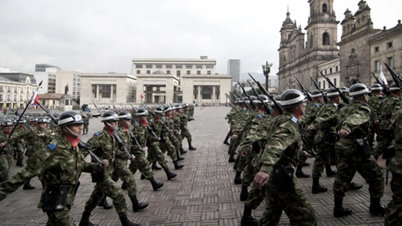 Kolumbiában 34 katonát raboltak el