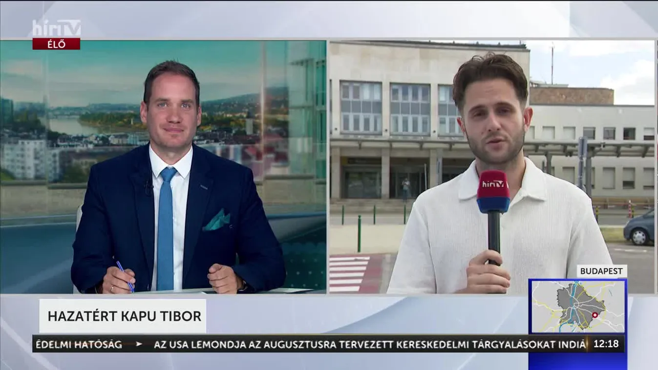 Űrmissziója után ismét Magyarországon Kapu Tibor