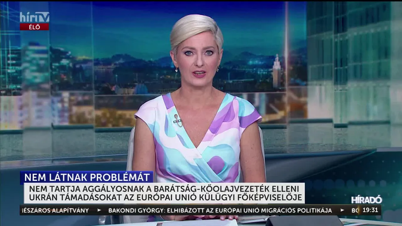 NEM TARTJA AGGÁLYOSNAK A BARÁTSÁG-KŐOLAJVEZETÉK ELLENI UKRÁN TÁMADÁSOKAT AZ EURÓPAI UNIÓ KÜLÜGYI FŐKÉPVISELŐJE