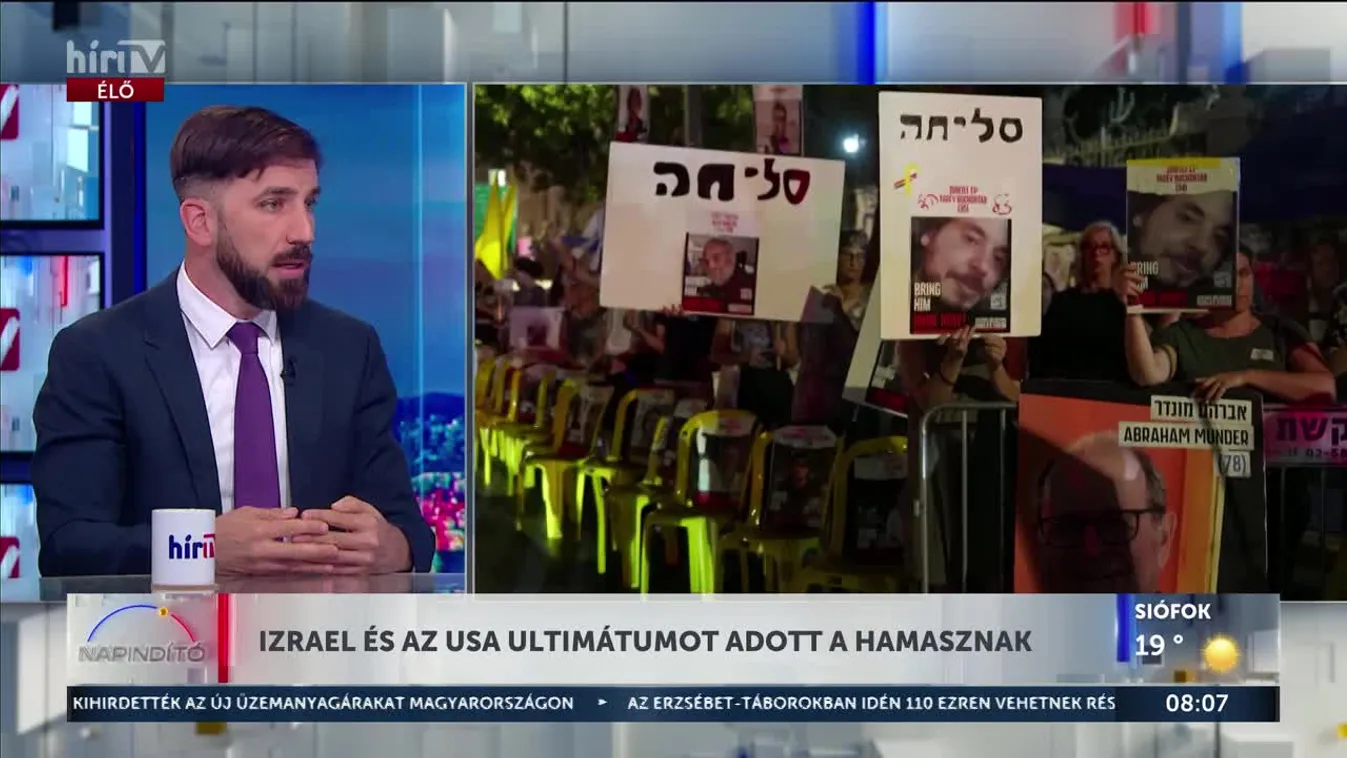 IZRAEL ÉS AZ USA ULTIMÁTUMOT ADOTT A HAMASZNAK