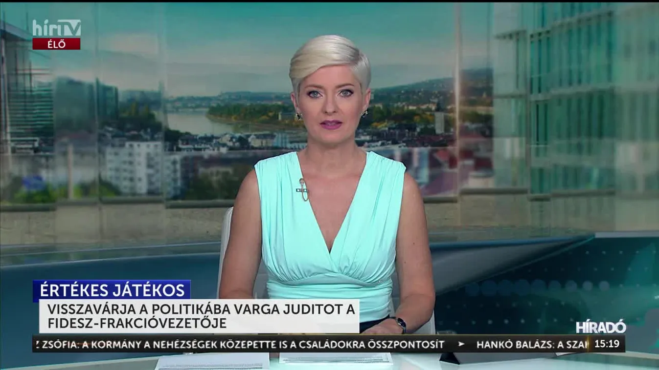 VISSZAVÁRJA A POLITIKÁBA VARGA JUDITOT A FIDESZ-FRAKCIÓVEZETŐJE
