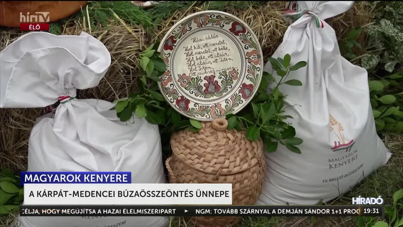 A KÁRPÁT-MEDENCEI BÚZAÖSSZEÖNTÉS ÜNNEPE