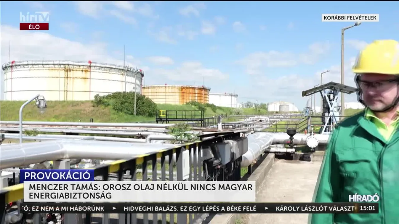 MENCZER TAMÁS: OROSZ OLAJ NÉLKÜL NINCS MAGYAR ENERGIABIZTONSÁG