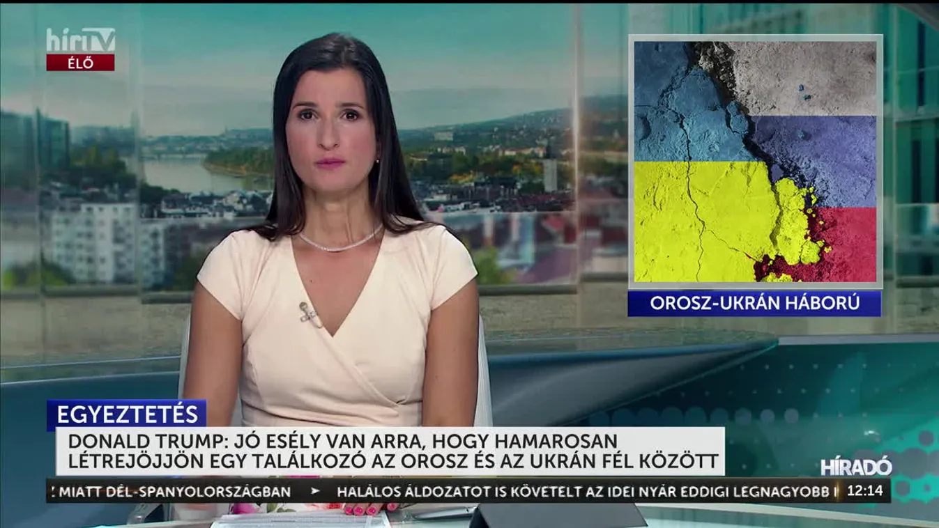 DONALD TRUMP: JÓ ESÉLY VAN ARRA, HOGY HAMAROSAN LÉTREJÖJJÖN EGY TALÁLKOZÓ AZ OROSZ ÉS AZ UKRÁN FÉL KÖZÖTT