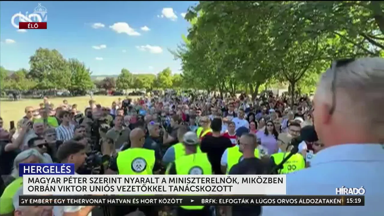 Valótlant állított Magyar Péter a miniszterelnökről