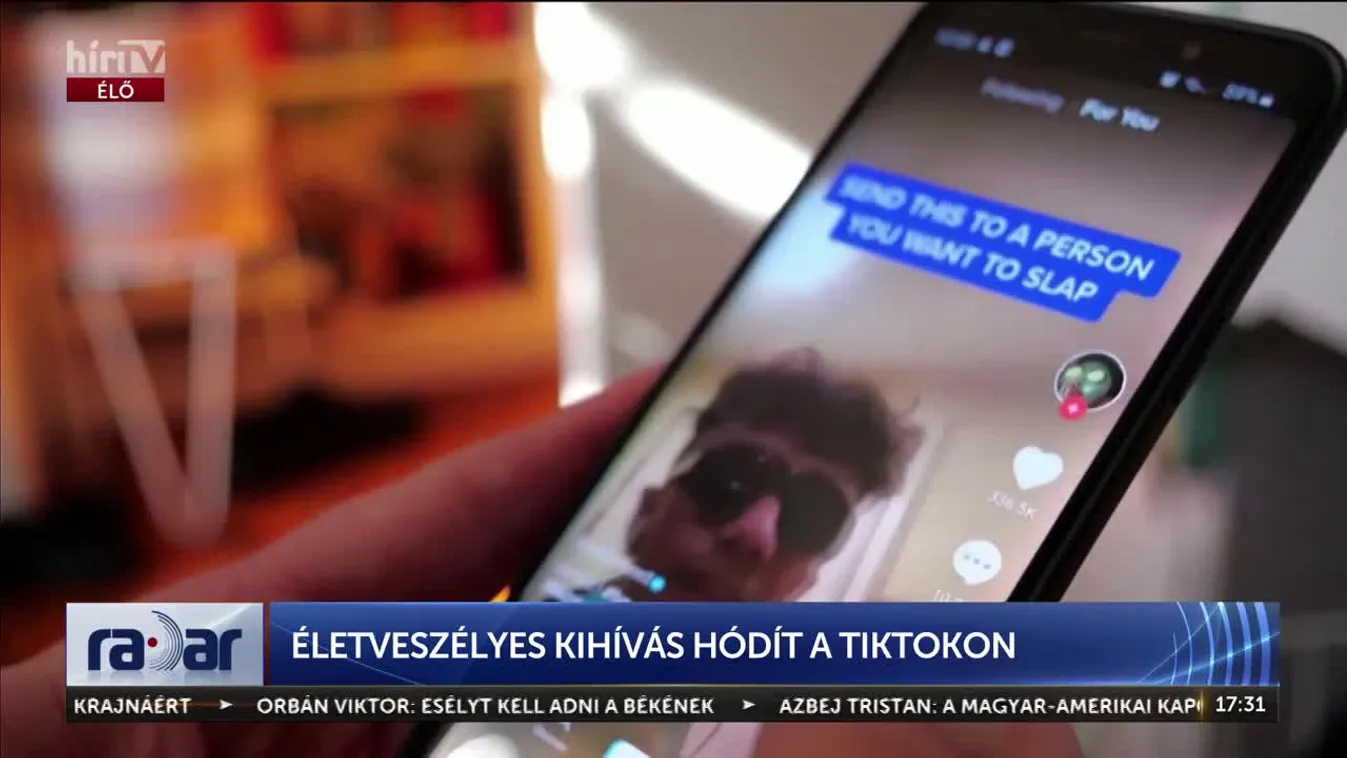 Radar - Egyre durvább kihívások söpörnek végig a TikTokon + videó
