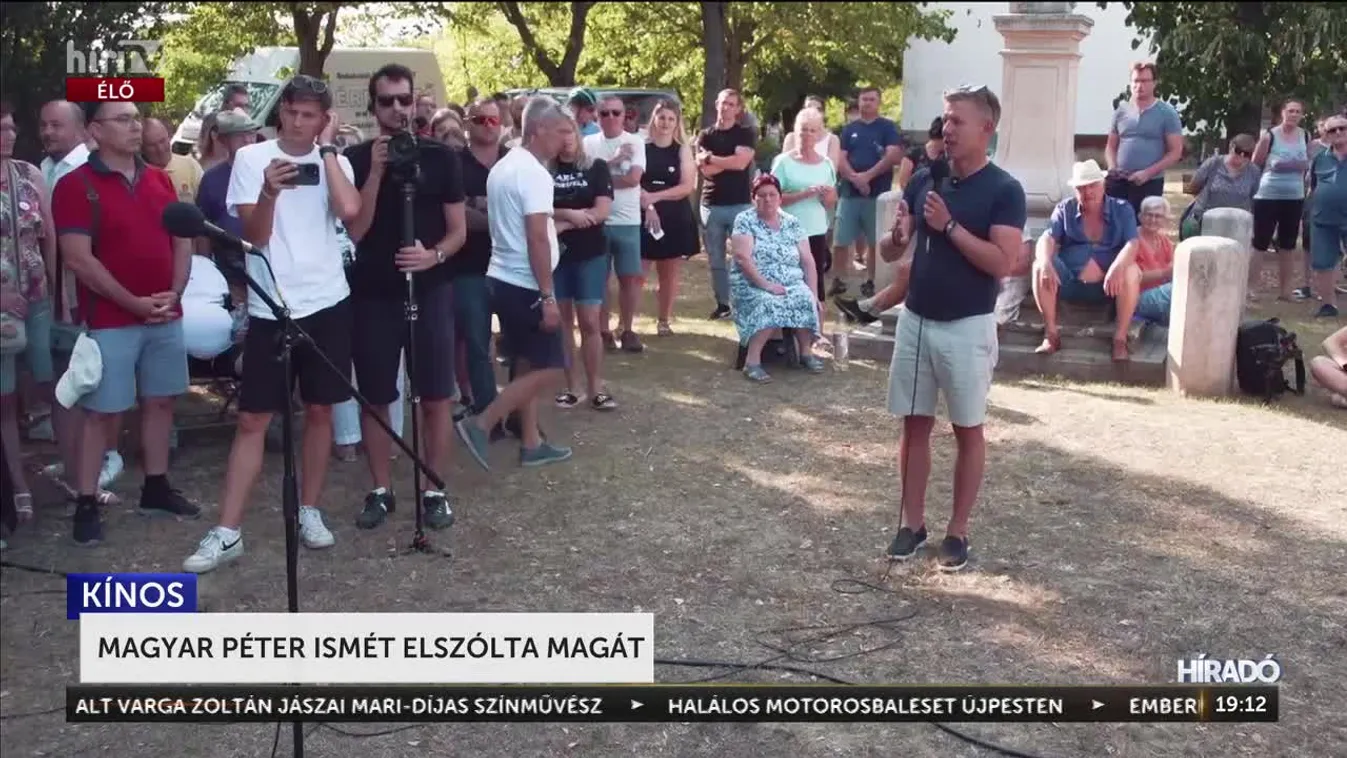 Magyar Péter ismét elszólta magát + videó