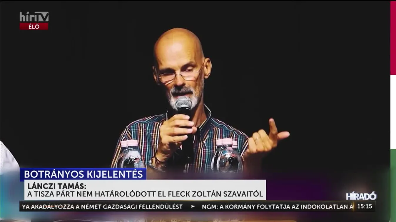 A Tisza Párt továbbra sem határolódik el Fleck Zoltántól