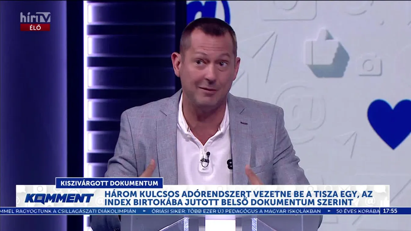 Komment - Adóemeléssel indítana a Tisza Párt