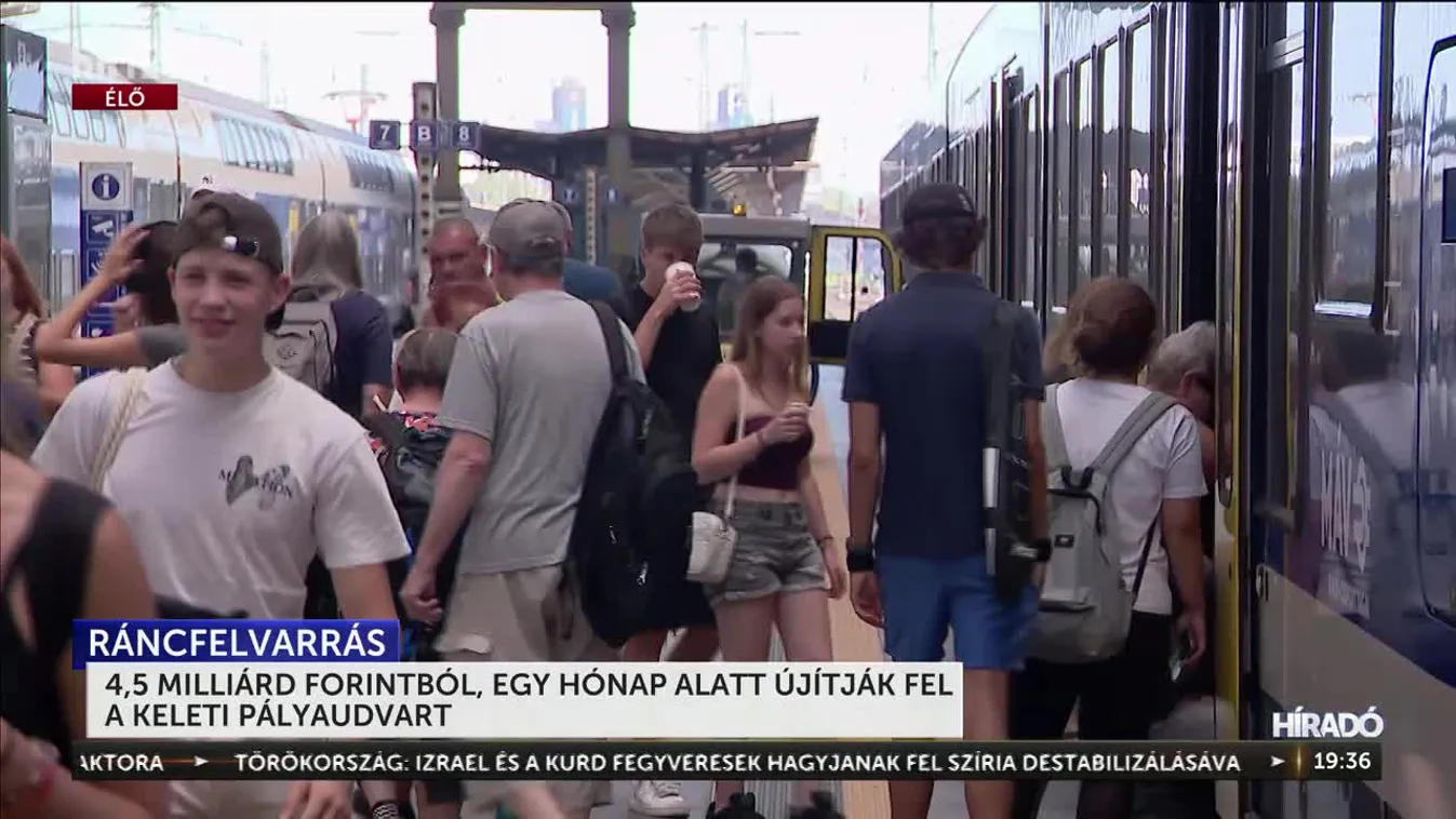 4,5 MILLIÁRD FORINTBÓL, EGY HÓNAP ALATT ÚJÍTJÁK FEL A KELETI PÁLYAUDVART