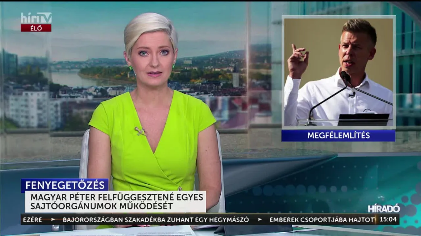 Magyar Péter felfüggesztené egyes sajtóorgánumok működését