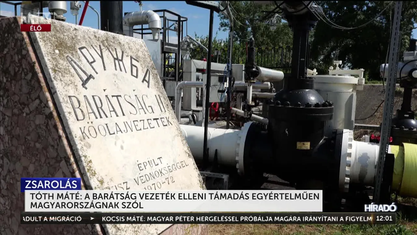 A Barátság vezeték elleni támadás célja egyértelműen nyomásgyakorlás Magyarország ellen + videó