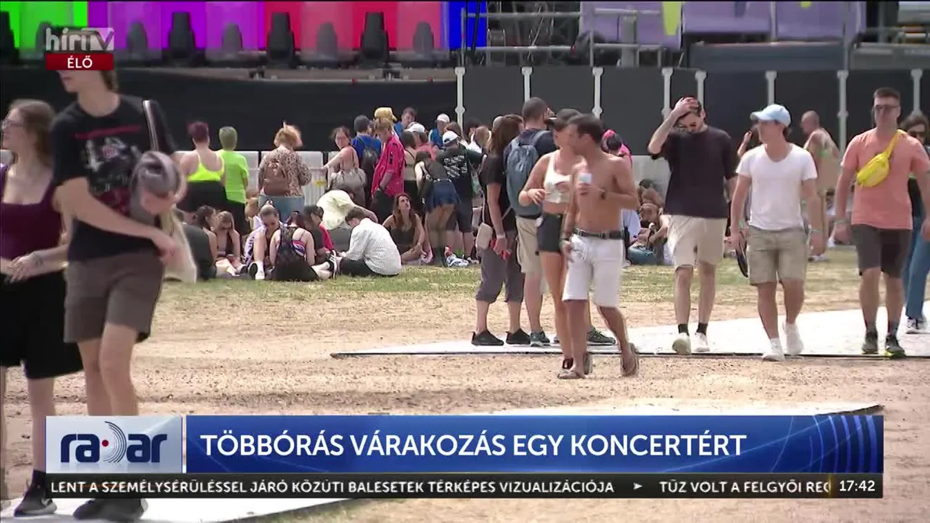 Radar - Többórás várakozás egy koncerttért + videó