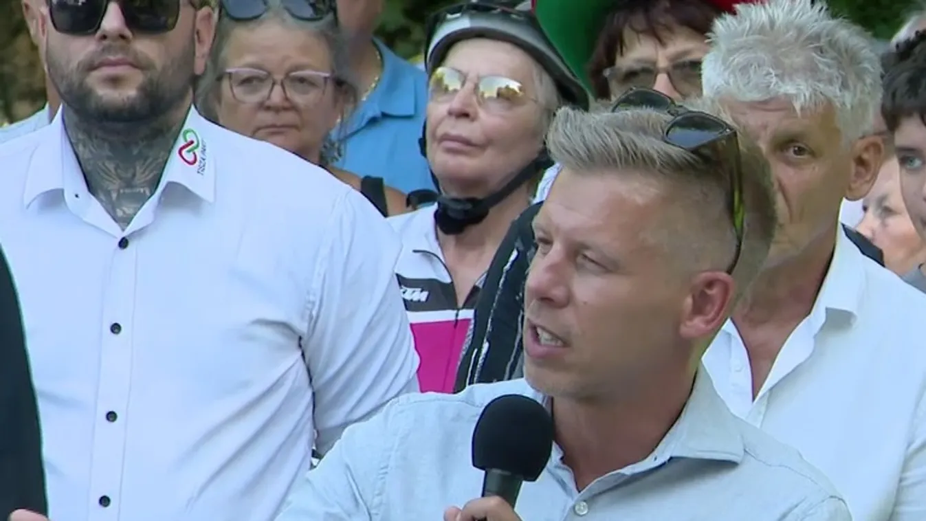 Magyar Péter tatai börzéjén is a HírTV volt a fő téma  + videó