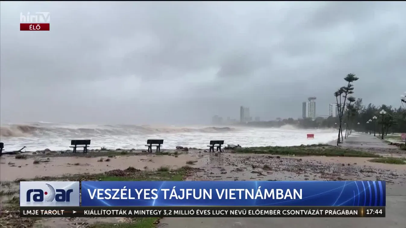 Radar - Veszélyes tájfun Vietnámban