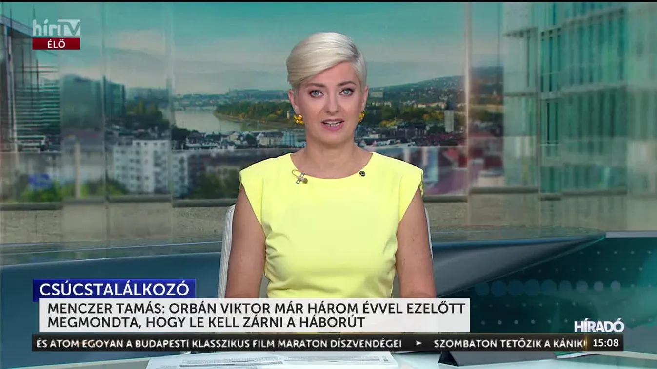 Menczer Tamás: Orbán Viktor már három évvel ezelőtt megmondta, hogy le kell zárni a háborút