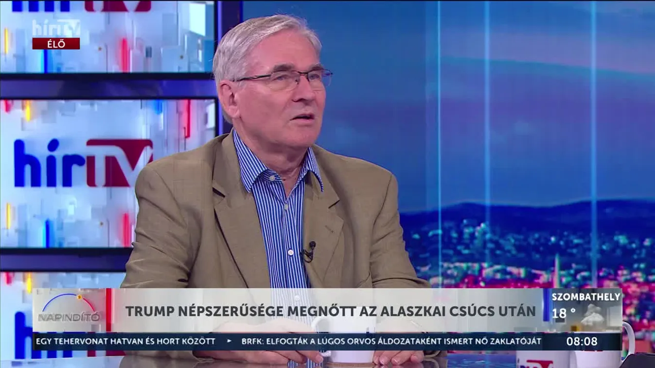 Háború Ukrajnában - Trump népszerűsége megnőtt az alaszkai csúcs után