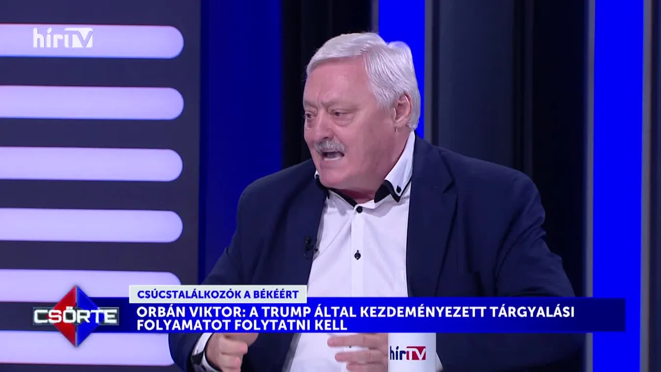 Csörte - Orbán Viktor: a Trump által kezdeményezett tárgyalási folyamatot folytatni kell