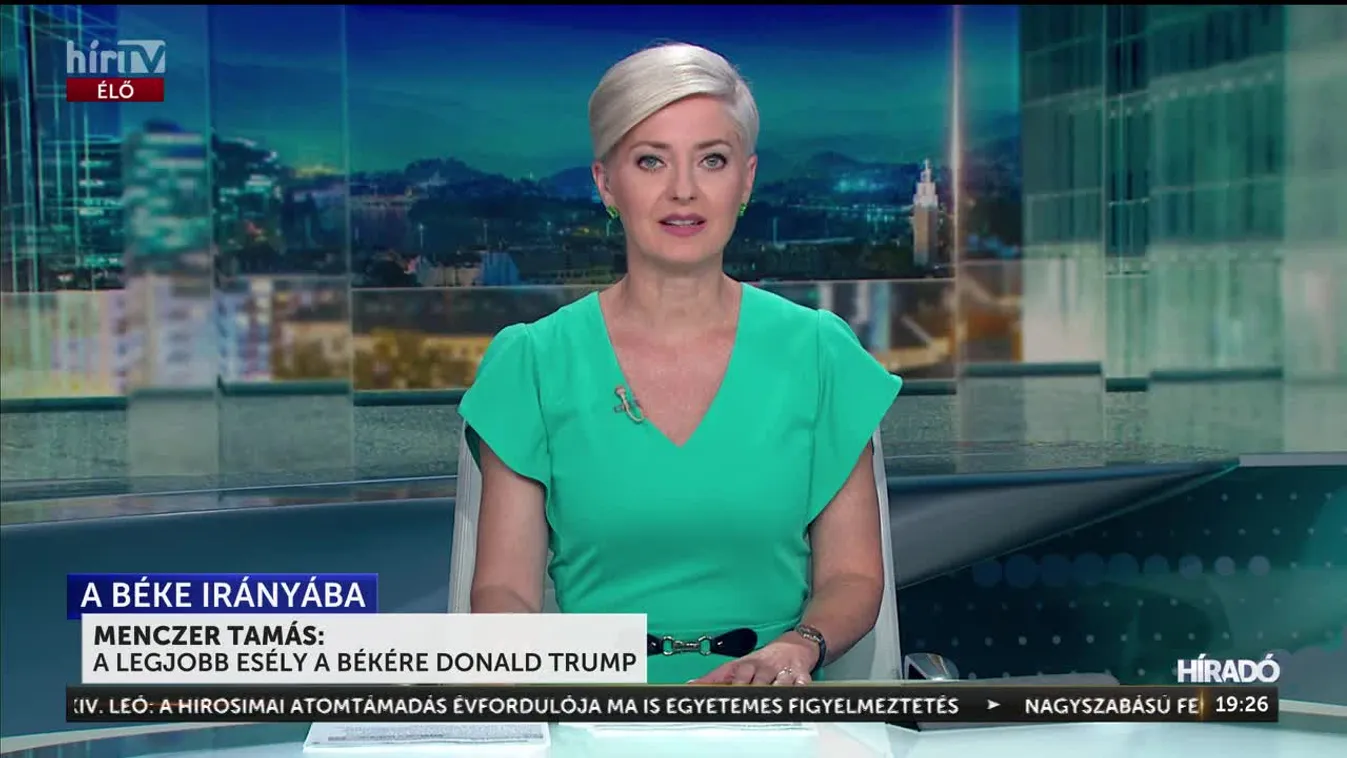 Menczer Tamás: A legjobb esély a békére Donald Trump