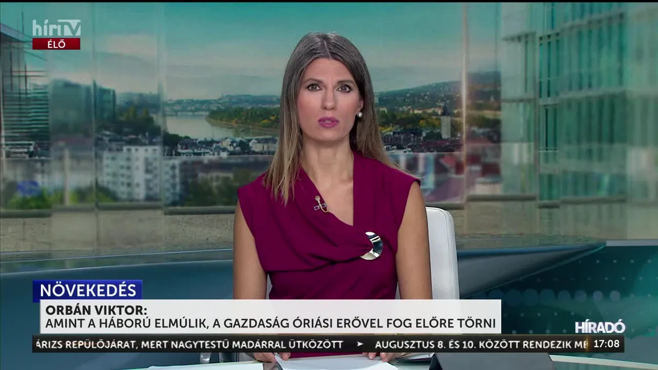 Orbán Viktor: Amint a háború elmúlik, a gazdaság óriáserővel fog előre törni