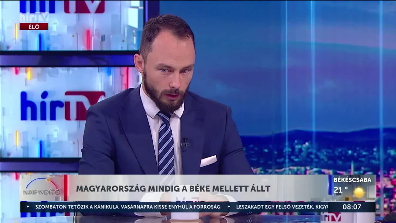 Magyarország mindig a béke mellett állt