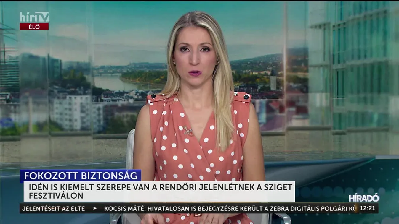 IDÉN IS KIEMELT SZEREPE VAN A RENDŐRI JELENLÉTNEK A SZIGET FESZTIVÁLON