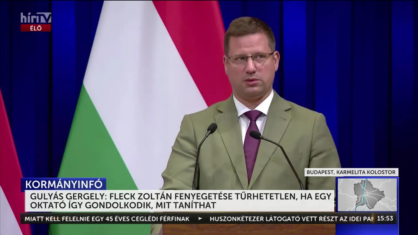 Gulyás Gergely Fleck Zoltán botrányos ügyéről
