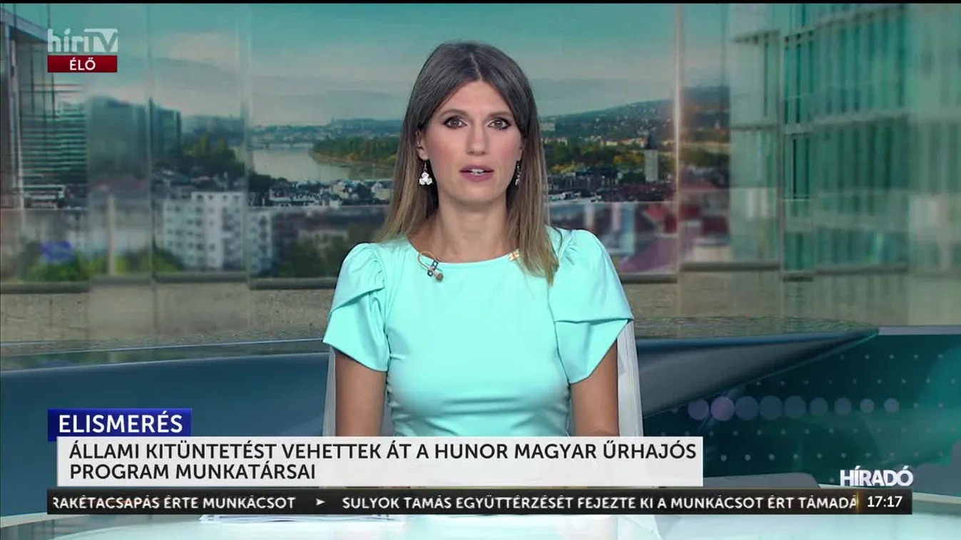 ÁLLAMI KITÜNTETÉST VEHETTEK ÁT A HUNOR MAGYAR ŰRHAJÓS PROGRAM MUNKATÁRSAI