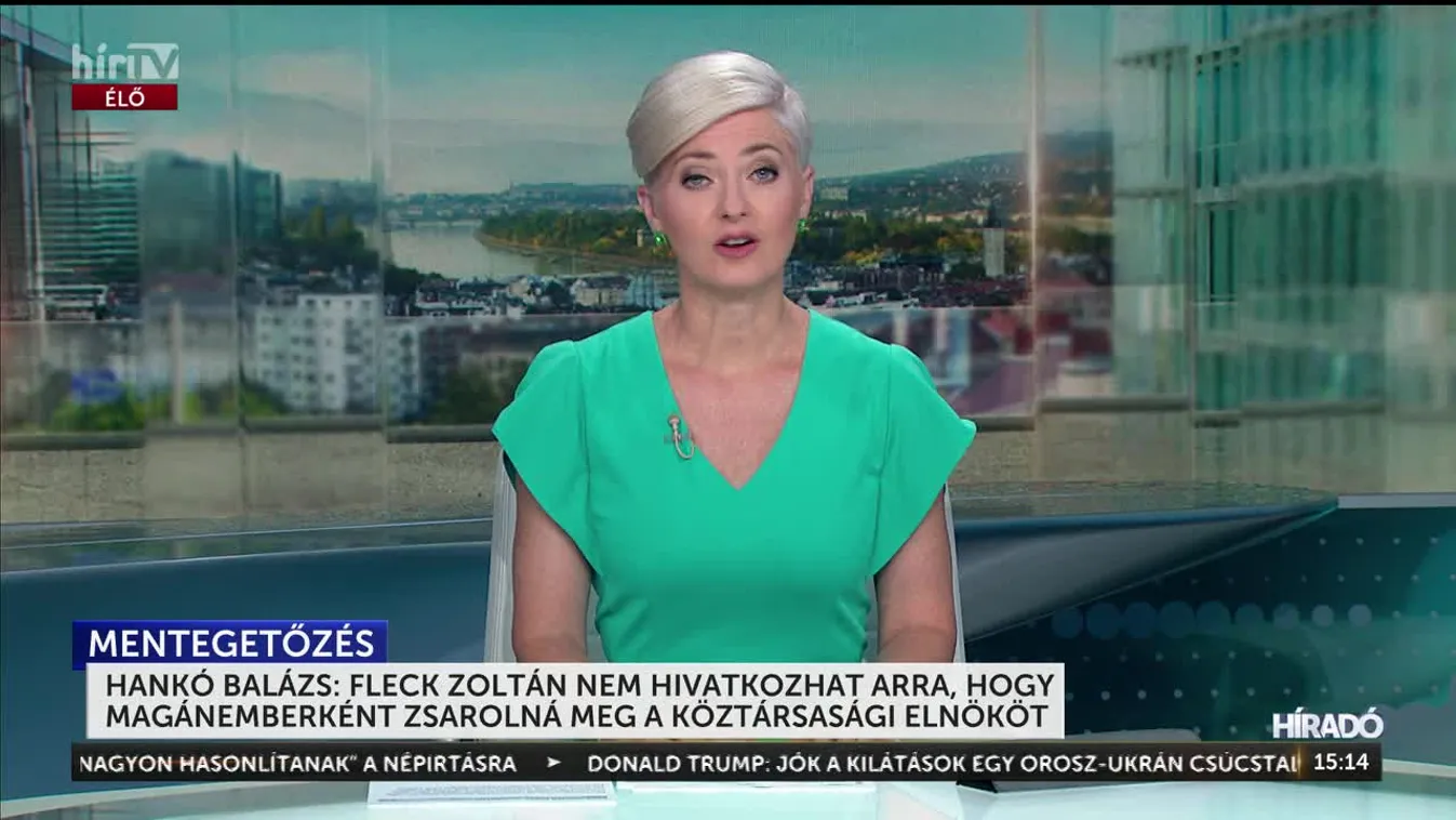 HANKÓ BALÁZS: FLECK ZOLTÁN NEM HIVATKOZHAT ARRA, HOGY MAGÁNEMBERKÉNT ZSAROLNÁ MEG A KÖZTÁRSASÁGI ELNÖKÖT