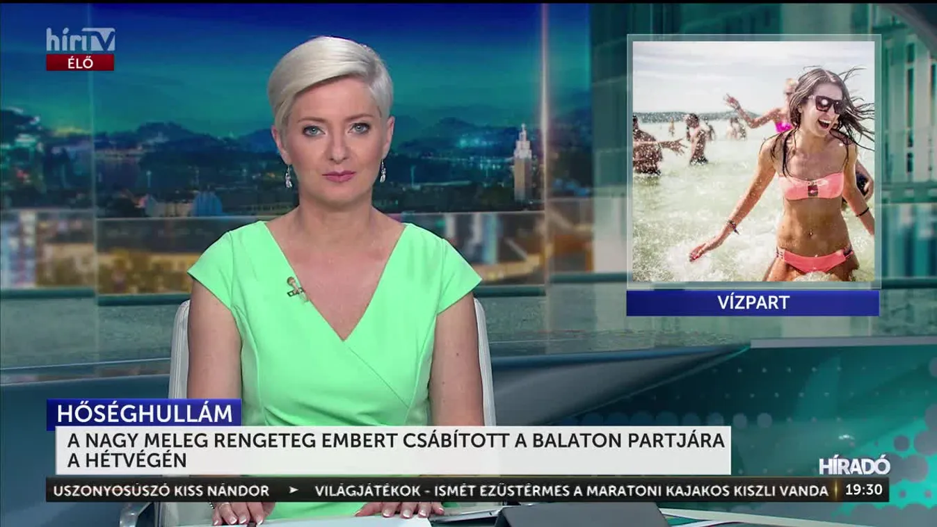 Az újabb hőséghullám rengeteg embert csábított a Balatonra