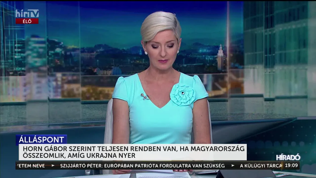 	Horn Gábor szerint teljesen rendben van, ha Magyarország összeomlik, amíg Ukrajna nyer