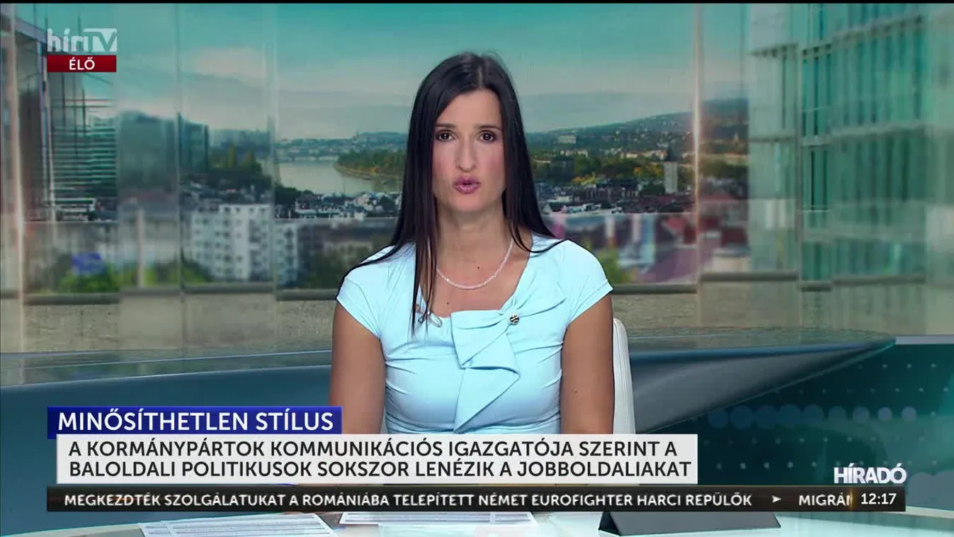 A KORMÁNYPÁRTOK KOMMUNIKÁCIÓS IGAZGATÓJA SZERINT A BALOLDALI POLITIKUSOK SOKSZOR LENÉZIK A JOBBOLDALIAKAT