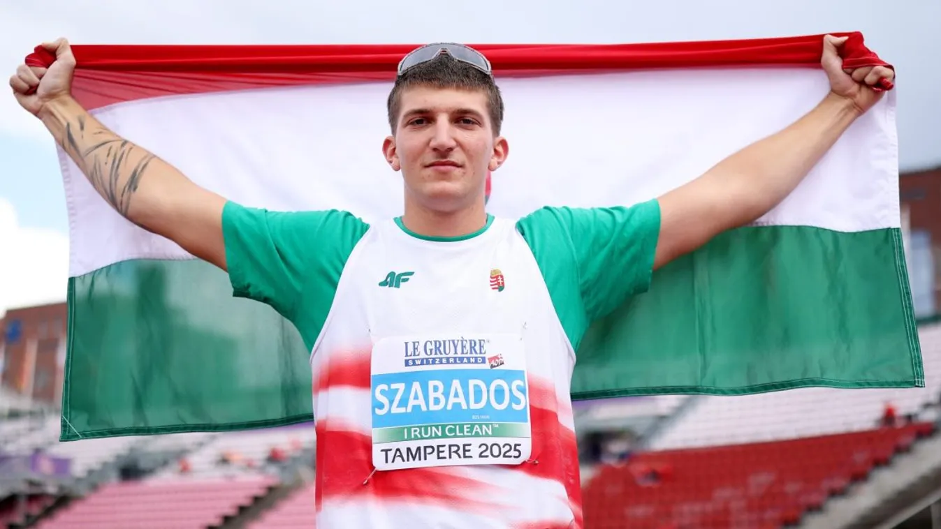 A kalapácsvető Szabados Ármin U20-as Európa-bajnok