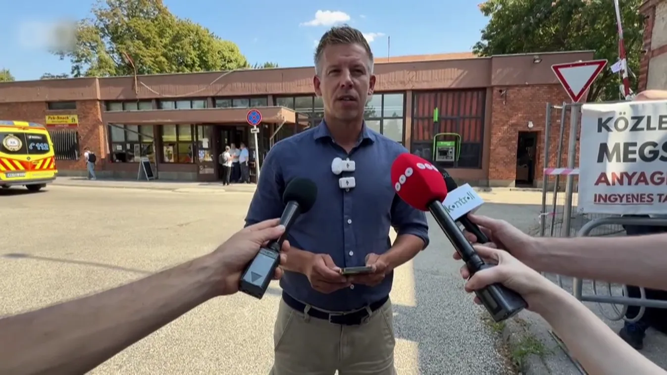 Magyar Péter a székesfehérvári kórházhoz ment hergelni + videó