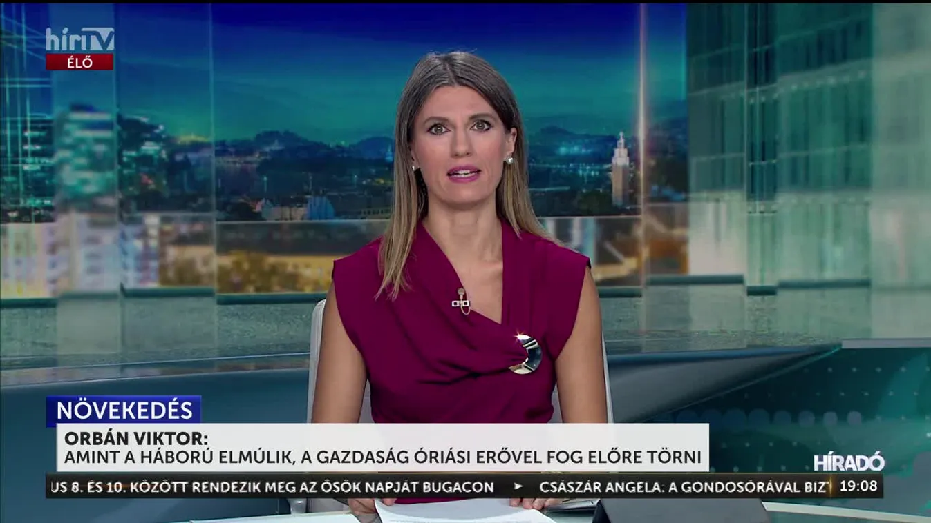 Orbán Viktor: Amint a háború elmúlik, a gazdaság óriáserővel fog előre törni