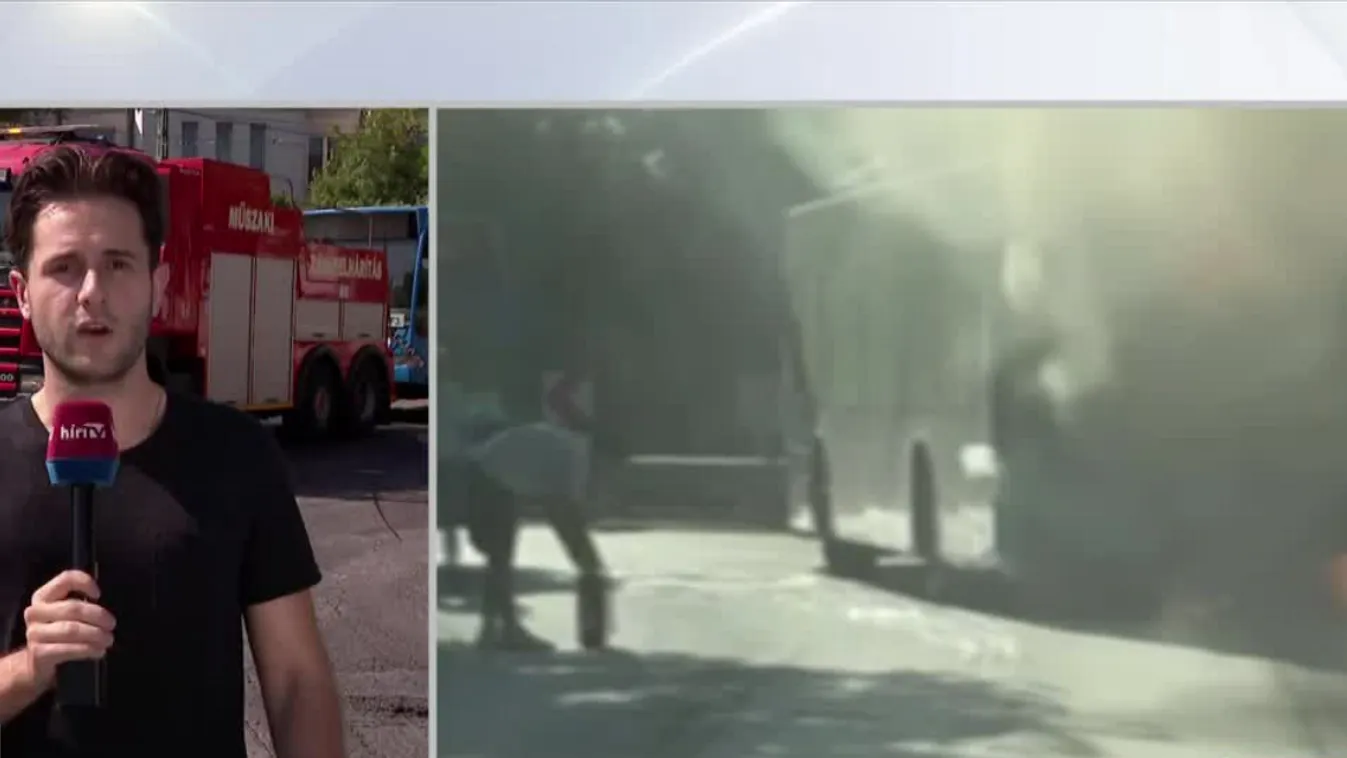 Újabb busz gyulladt ki Budapesten + videó