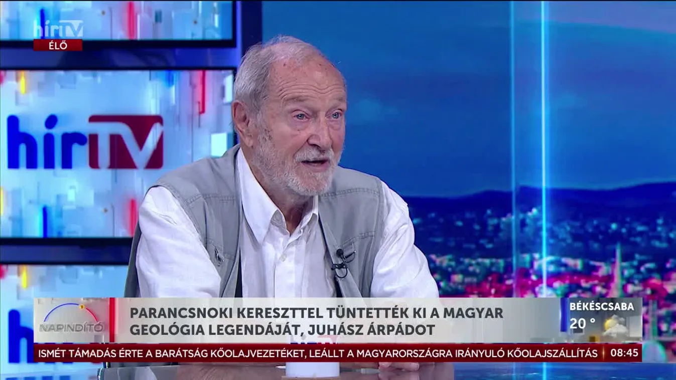 A Föld titkainak mestere: Juhász Árpád geológuslegendát Parancsnoki Kereszttel tüntették ki + videó