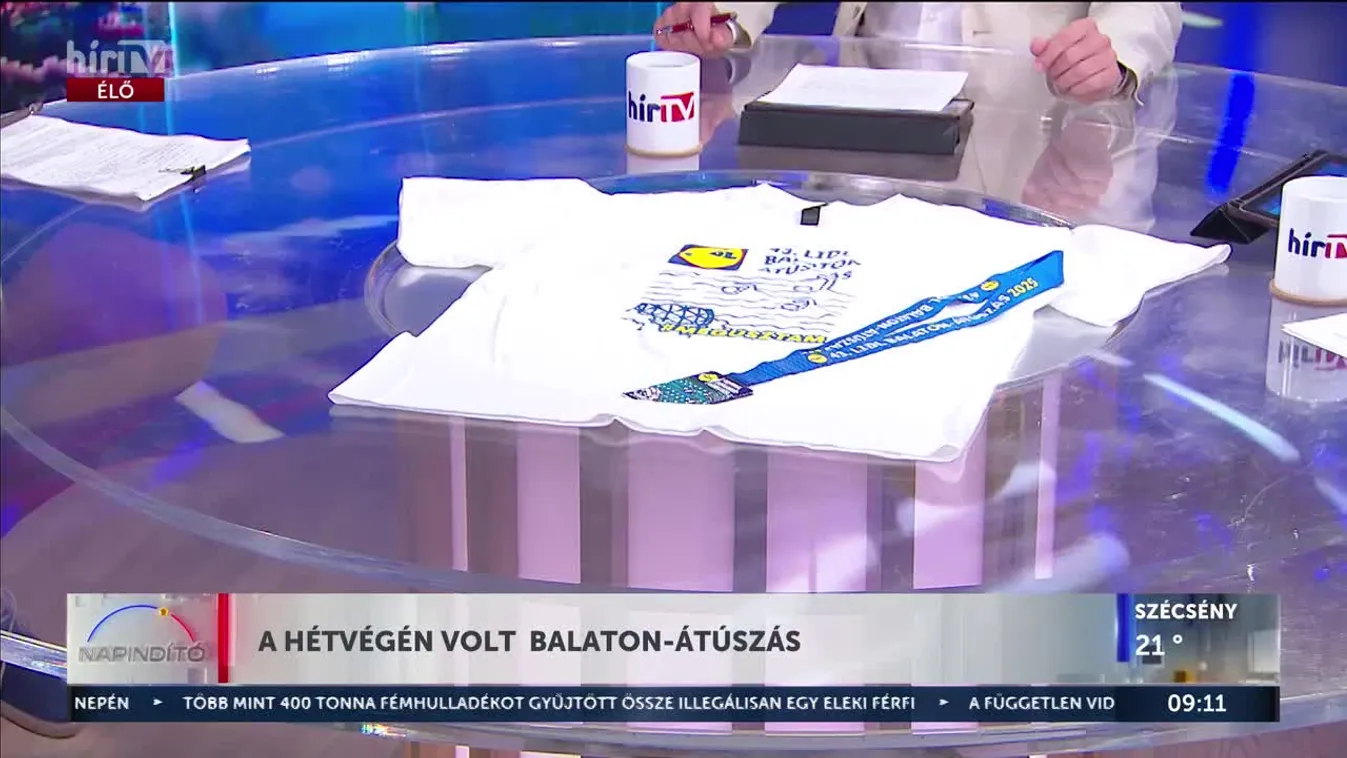 A hétvégén volt Balaton-átúszás
