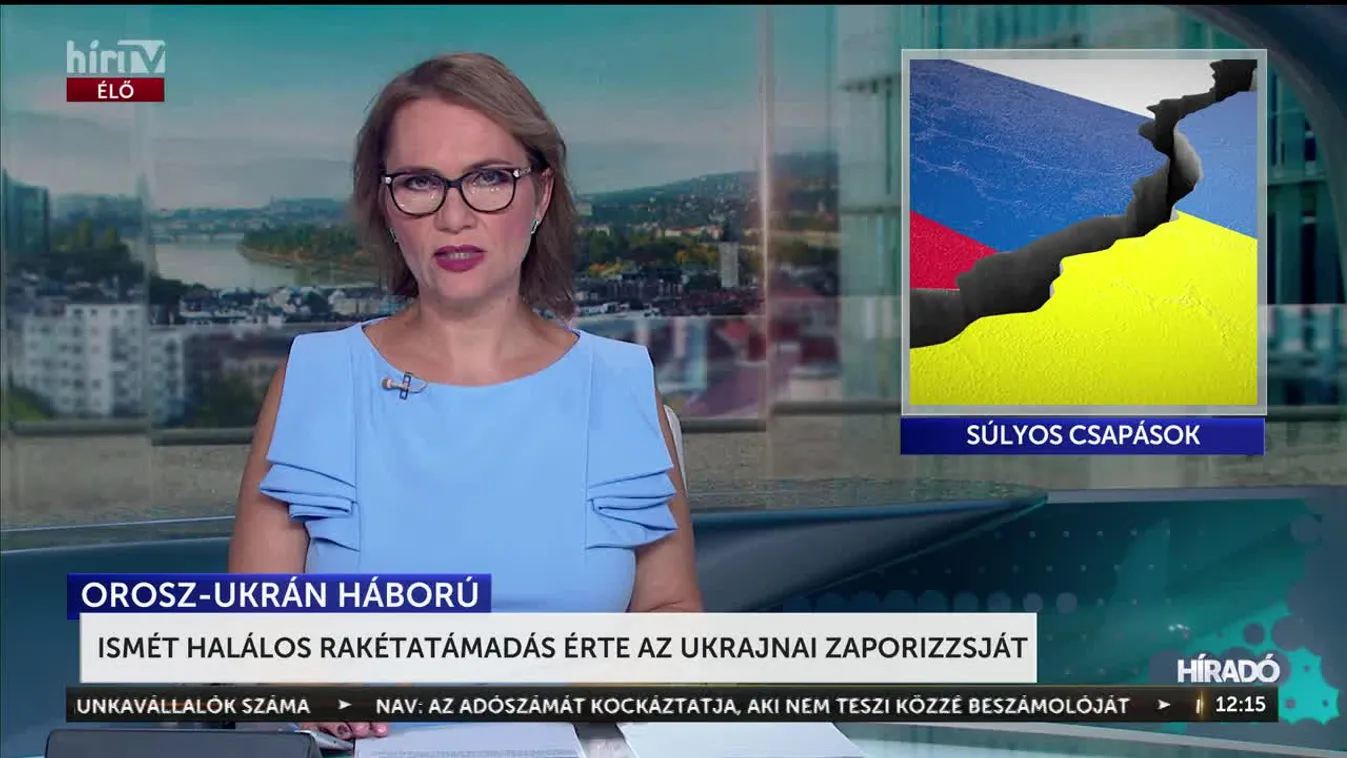 ISMÉT HALÁLOS RAKÉTATÁMADÁS ÉRTE AZ UKRAJNAI ZAPORIZZSJÁT