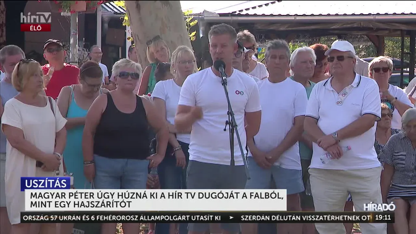 MAGYAR PÉTER A HÍR TV MEGSZÜNTETÉSÉVEL FENYEGETŐZIK