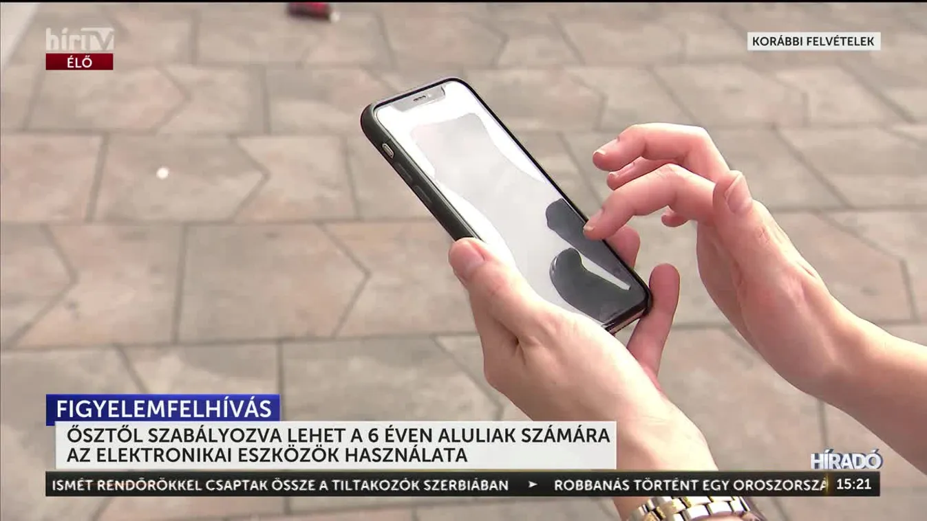 ŐSZTŐL SZABÁLYOZVA LEHET A 6 ÉVEN ALULIAK SZÁMÁRA AZ ELEKTRONIKAI ESZKÖZÖK HASZNÁLATA