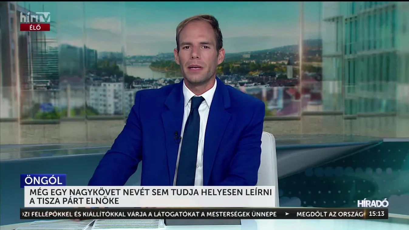 Még egy nagykövet nevét sem tudja helyesen leírni a Tisza Párt elnöke