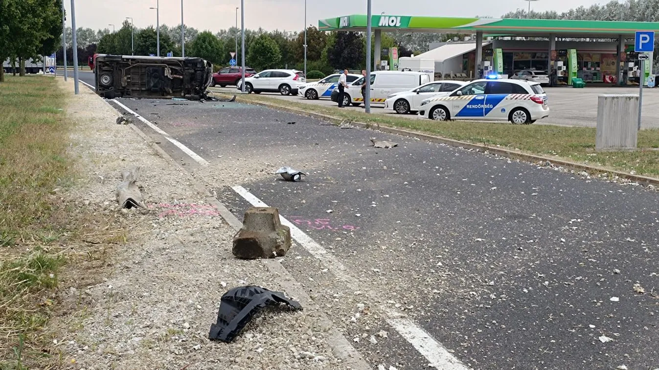 Külföldiek taroltak le mindent az M6-os pihenőjénél