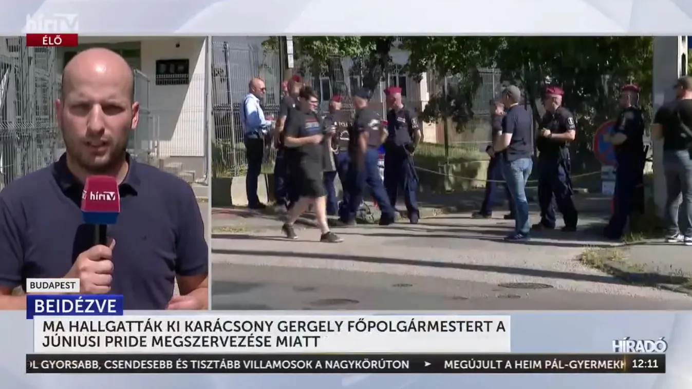Ma hallgatták ki Karácsony Gergely főpolgármestert a júniusi pride megszervezése miatt + videó