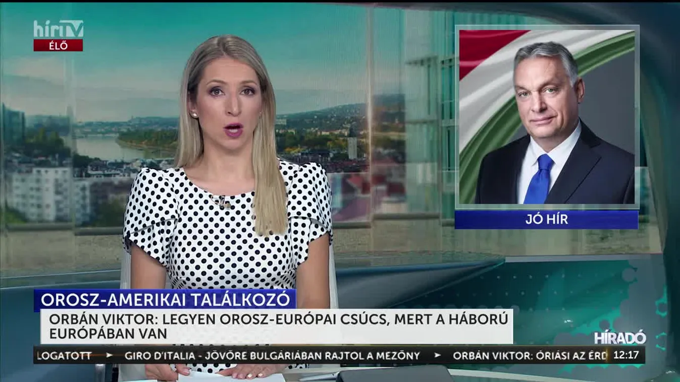 ORBÁN VIKTOR: LEGYEN OROSZ-EURÓPAI CSÚCS, MERT A HÁBORÚ EURÓPÁBAN VAN