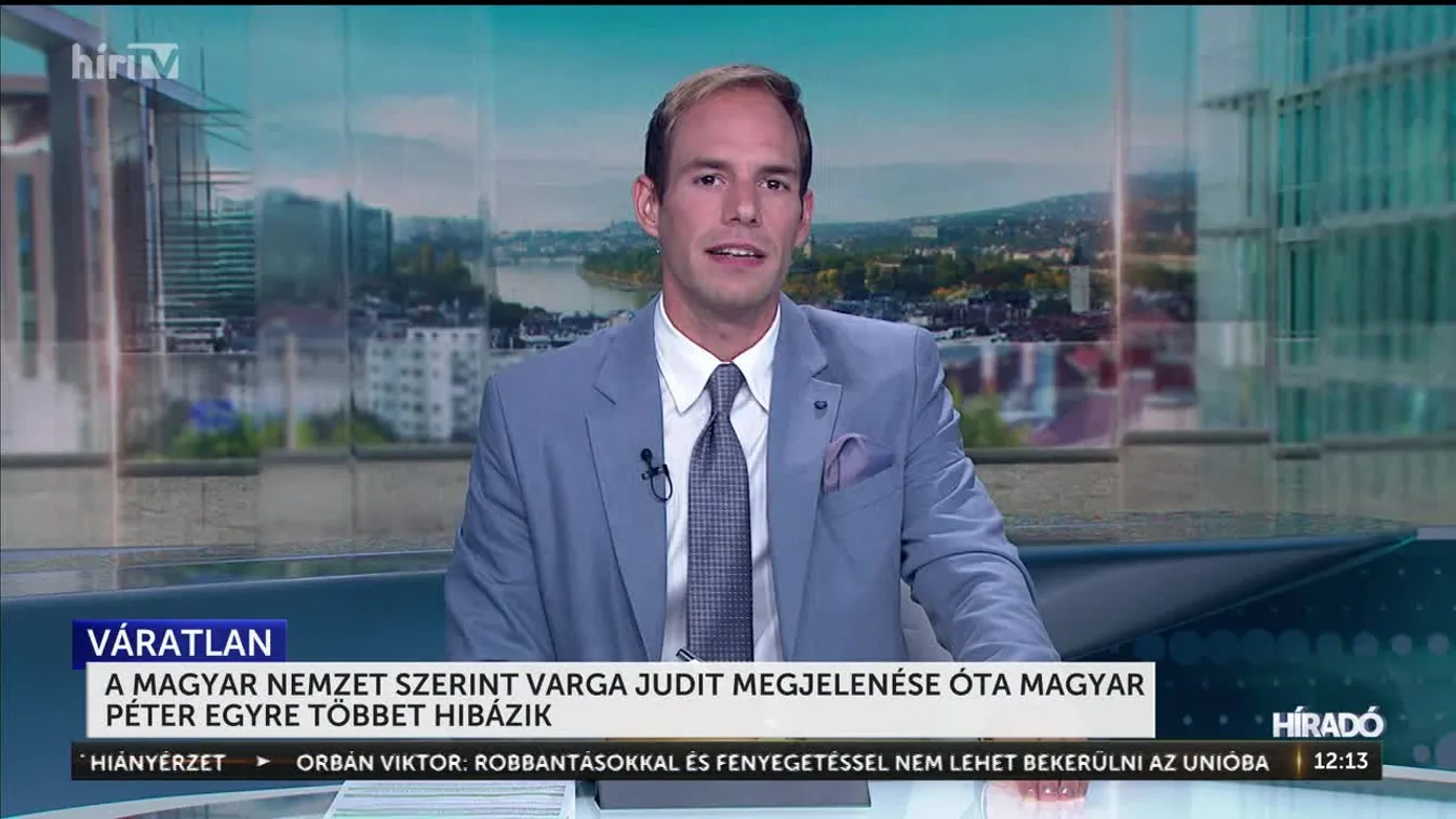 A Magyar Nemzet szerint Varga Judit megjelenése óta Magyar Péter egyre többet hibázik