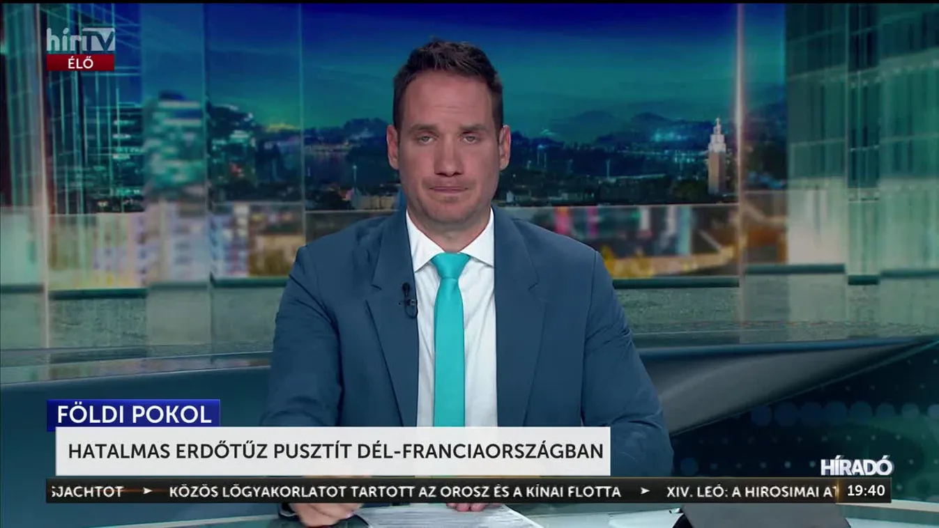 HATALMAS ERDŐTŰZ PUSZTÍT DÉL-FRANCIAORSZÁGBAN