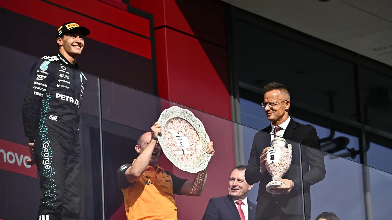 Drámai csata a Hungaroringen: Norris először diadalmaskodott, csapattársa Piastri a második lett